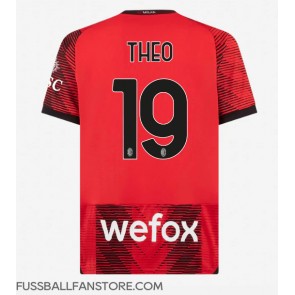 AC Milan Theo Hernandez #19 Replik Heimtrikot 2023-24 Kurzarm
